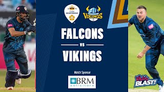 🔴LIVE  Derbyshire Falcons vs Yorkshire Vikings  T20 Vitality Blast [upl. by Aonian]