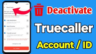 how to deactivate turecaller account  Truecaller id deactivate kaise kare  truecaller delete [upl. by Ackerley]