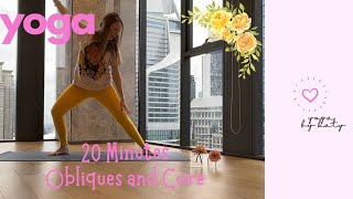 Everyday 20 Minute Yoga for Oblique Strengthening and Core Work [upl. by Einnek]