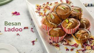 Homemade Besan Ladoo  Traditional Besan Ke Laddu  Easy Raksha Bandhan Sweets Recipe [upl. by Alehtse830]