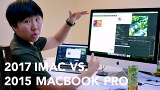 2017 iMac vs 2015 MacBook Pro 4K Editing Comparison [upl. by Gratianna514]