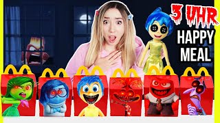 ÖFFNE niemals ALLES steht KOPF 2 Mcdonalds Happy Meal NACHTS ohne FREUNDIN  inside out 2 challenge [upl. by Amre]