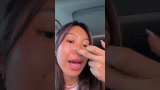 How to put on a L shape nose ring [upl. by Hadsall]