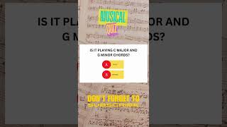 Musical Quiz 1 I Chords I pianotutorial [upl. by Daisey]