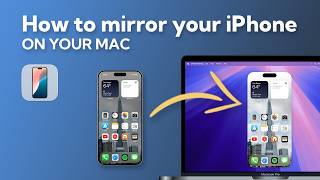 Mirror your iPhone on your Mac [upl. by Hploda432]