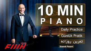 10 Min Piano Practice Scales and Arpeggios 071 [upl. by Anihpesoj596]