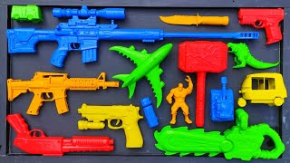 Membersihkan Nerf Ak47 Assault Rifle Shotgun Sniper Rifle Glock Pistol M16 Nerf gun Eps 115 [upl. by Faunia]