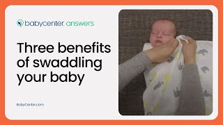 The benefits of swaddling your baby [upl. by Adnola]