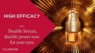 Double Serum double power now for your eyes  Clarins [upl. by Issac]