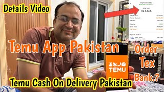 Temu App Review Pakistan  How to Order Temu App  l Temu Cash On Delivery Pakistan [upl. by Aschim]