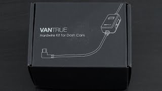 VANTRUE 10ft Type C USB OBD Hardwire Power Cable with LED Screen [upl. by Ervin]