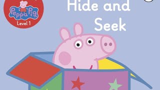 Hide and Seek with Peppa Pig First Words with Peppa Pig Level 1 Hide and Seek Book Checking [upl. by Sperry]