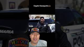 El oficial habla Mixteco 🫡 mixteco oaxaca oficial policia usa parati viralshorts [upl. by Scheck]