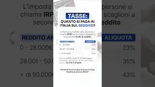 Ritieni equa la pressione fiscale in Italia 💼 fisco italia tasse irpef reddito [upl. by Seamus]