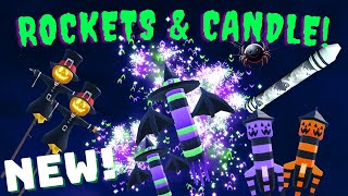 New 2024 rockets and candle in fireworks playground Roblox [upl. by Stahl]