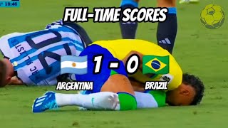 MATCH Highlights  Argentina 🇦🇷 1  0 Brazil 🇧🇷  World Cup Qualifiers 2026 [upl. by Leugim]