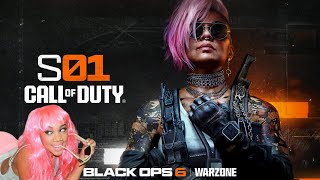 LIVE Best No Skilled Female Gamer in Warzone Season 1 SOLOS warzone callofduty season1 [upl. by Aetnahc]