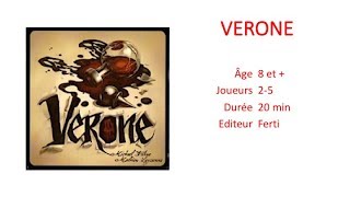 Test du jeu Vérone [upl. by Giamo]