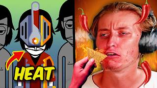 EATING SUPER SPICY CHIPS FOR EVERY HEAT SOUND  Incredibox Hookrz Review [upl. by Peih952]