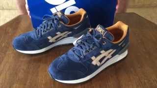 Asics Gel Respector NavySand Review [upl. by Eillac]