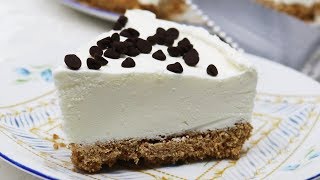 Torta fredda allo yogurt al cocco e cioccolato ricetta facile di Carmy [upl. by Allerym46]