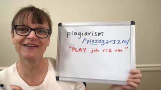 How to Pronounce Plagiarism [upl. by Ashlan]