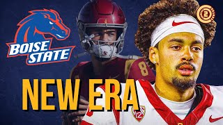 Boise State lands a 5star ELITE QB  Transfer Portal [upl. by Aihsatan333]