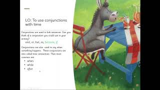 Year 1 Grammar – time conjunctions 4 of 8 [upl. by Norud]