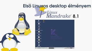 Az első Linux Desktop élményem Mandrake Linux 81 [upl. by Strait11]