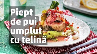 Reteta piept de pui umplut cu telina  Chef Nicolai [upl. by Enninaej535]