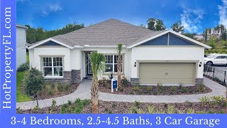 New Model Home Tour  Clermont  Orlando  Pulte Homes  Serenoa Lakes  Easley Model [upl. by Aerdnahc]