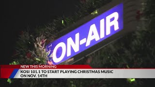 KOSI 1011 to start playing Christmas music 247 [upl. by Aronle]