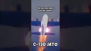 RocketPowered Takeoff The C130 JATO in Action 🚀 shortsfeed militaryaircraft shorts [upl. by Paolina]