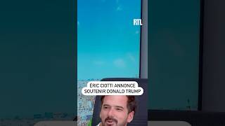 Éric Ciotti annonce soutenir Donald Trump [upl. by Leiruh]