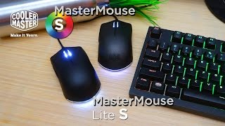 VLOG Cooler Master MasterMouse S RGB amp MasterMouse Lite S Unboxing Overview amp Comparison Ph [upl. by Pittman]