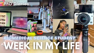 PhD Diaries S1 Ep 22🥼 Week In My Life as a Biomedical Science Student 🧪 cell culture amp microscopy [upl. by Gayle]