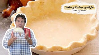 Worlds Best Pie Crust  Cooking Italian with Joe [upl. by Attennek308]