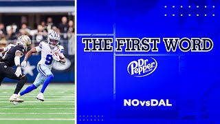 Dr Pepper First Word NOvsDAL  Dallas Cowboys 2024 [upl. by Tolecnal]