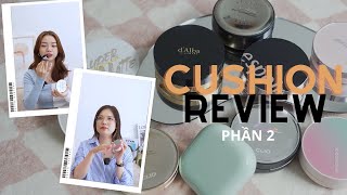 ENGCC Review 10 LOẠI CUSHION ĐÃ DÙNG MAC Moonshot dAlba Clio  Trang amp Tiên [upl. by Nwahsed]