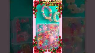 moti beads DIY se bracelet banana shikhe [upl. by Rutan44]