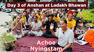 Day 3 of Anshan at Ladakh Bhawan  Achoe Nyingstam [upl. by Helaina]