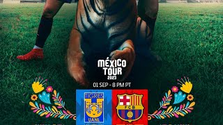 Pretemporada 2023 Femenino  Tigres UANL vs FCBarcelona [upl. by Enihpled]