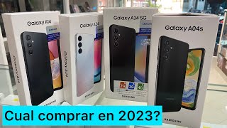 CUAL celular SAMSUNG comprar en 2023  los 4 MEJORES CALIDAD  PRECIO [upl. by Htiduj681]