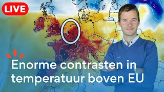 LIVE Bijzondere weerkaarten op komst voor Europa [upl. by Hiram32]