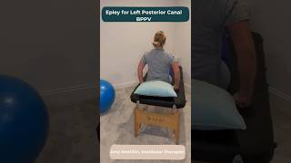 Left Epley Vertigo Exercises for Benign Paroxysmal Positional Vertigo BPPV vestibular shorts [upl. by Jon]