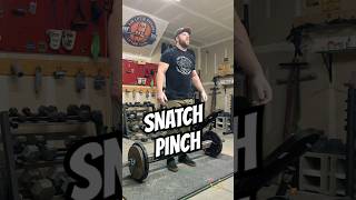 Snatch Grip Saxon Deadlift 2x5 with 191lb stronggrip pinchgrip deadliftpr snatch [upl. by Krysta]