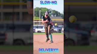 Softball Pitching in Slow Motion Every Detail Revealed fastpitch [upl. by Whatley727]