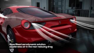 Ferrari 488 GTB  Aerodynamics [upl. by Niwde66]