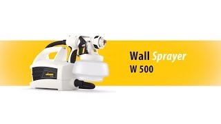 WAGNER Wall Sprayer W 500  Instruction Français [upl. by Garges]