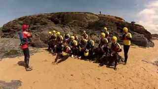 coasteering Harlyn Surf School [upl. by Seroled]